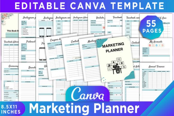 Download Marketing Planner Canva Template - Canva Collection