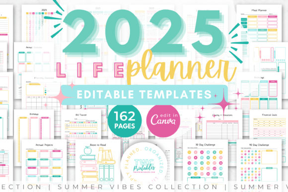 Download 2025 Planner Canva Templates | SUMMER - Canva Collection