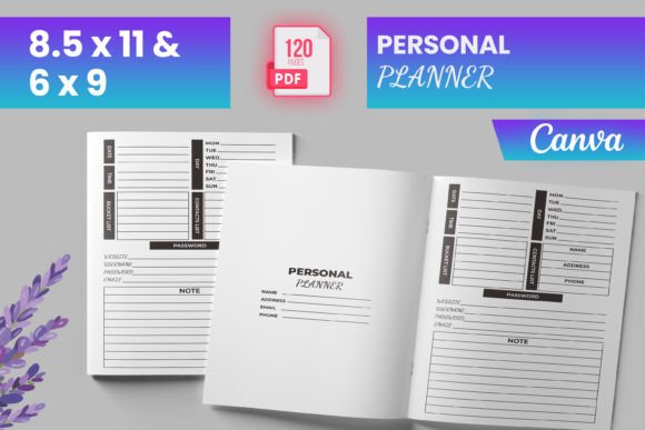 Download Personal Planner Canva (KDP) - Canva Collection