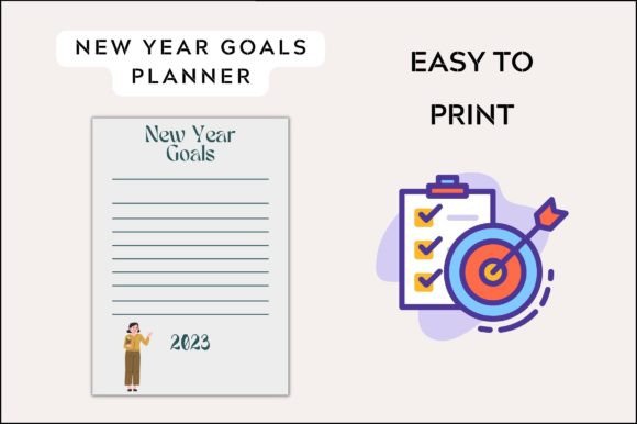 Download Simple New Year Goal Planner - New year goal Collection