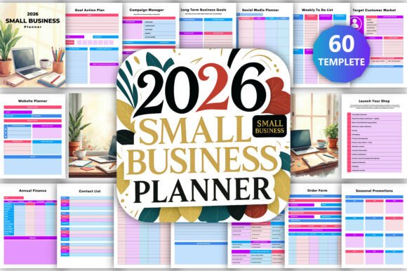 Download 📖 2026 Small Business Planner Canva KDP - Canva Collection