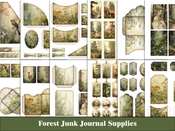 Download Forest Junk Journal Kit Craft Supplies - Supplies Collection