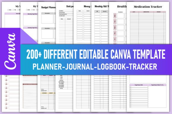 Download 200+Different Editable Canva Template - Canva Collection