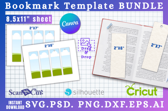 Download Bookmark SVG &amp; Canva Templates - Canva Collection