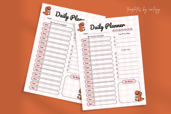 Download Cute Kawaii Daily Planner Template Canva - Canva Collection