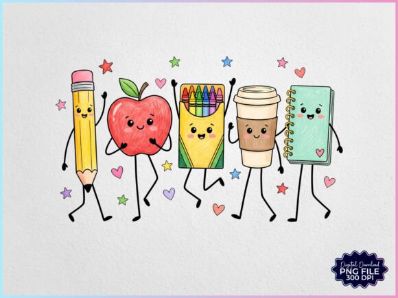 Download Back to School School Supplies Friends - Supplies Collection