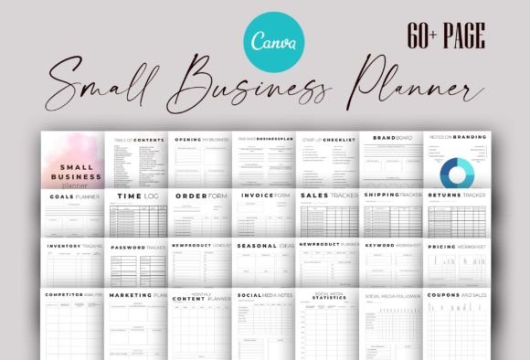 Download Editable Small Business Planner Canva - Canva Collection