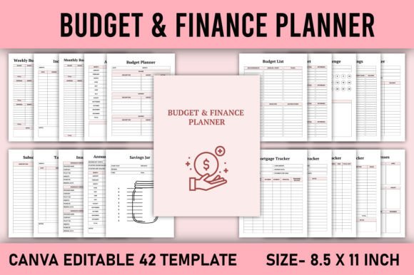 Download Budget &amp; Finance Planner Canva Template - Canva Collection