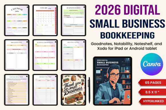 Download 2026 Digital Small Business Bookkeeping - Digital Collection