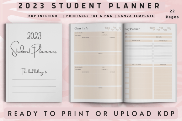 Download Student Planner | Canva Template - Canva Collection