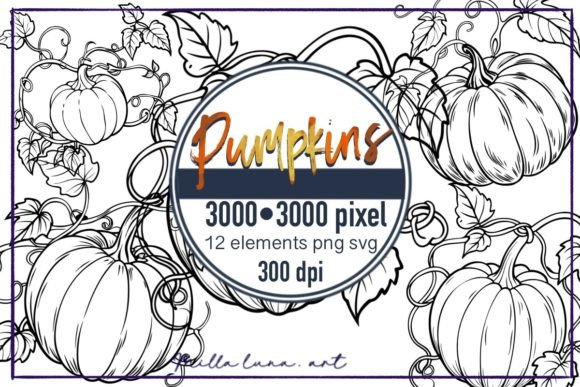 Download Pumpkins Autumn Decor Fall Graphics SVG - Premium Resources