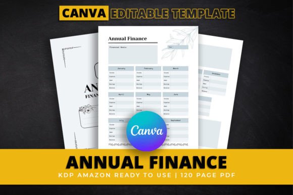 Download Canva Editable Annual Finance Tracker - Canva Collection