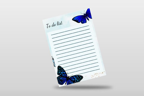 Download Blue Butterfly to Do List | Canva - Canva Collection