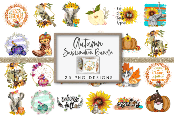 Download Autumn Sublimation Bundle Fall Graphics - Fall graphics Collection