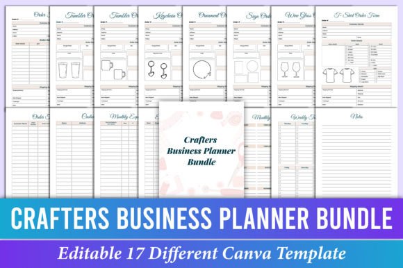 Download Crafters Business Planner Bundle Canva - Canva Collection