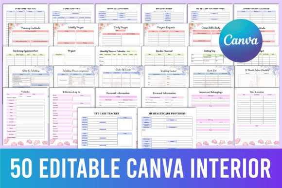 Download 50 Editable Canva Kdp Interior - Canva Collection