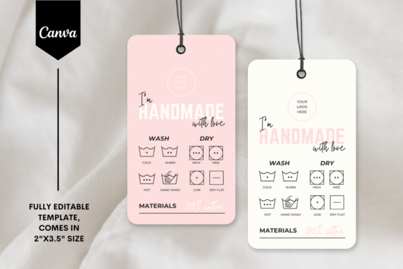 Download Editable Care Guide Hang Tag Template 6 - Premium Bundle