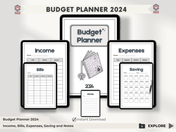 Download Digital Budget Planner 2024 - Digital Collection