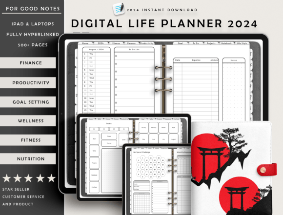 Download Digital Planner 2024 Goodnotes - Digital Collection