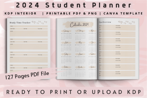 Download 2024 Student Planner | Canva Template - Canva Collection