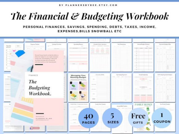 Download Digital Budget Planner, Finance Tracker - Digital Collection